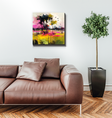 Sunset Splendor Landscape Wrapped Canvas