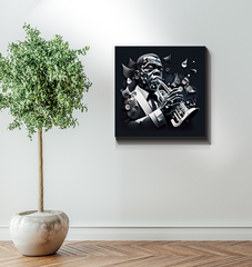 Ska Skankin Wrapped Canvas