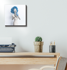 5 Inch Vintage Aviary Artwork on Canvas
