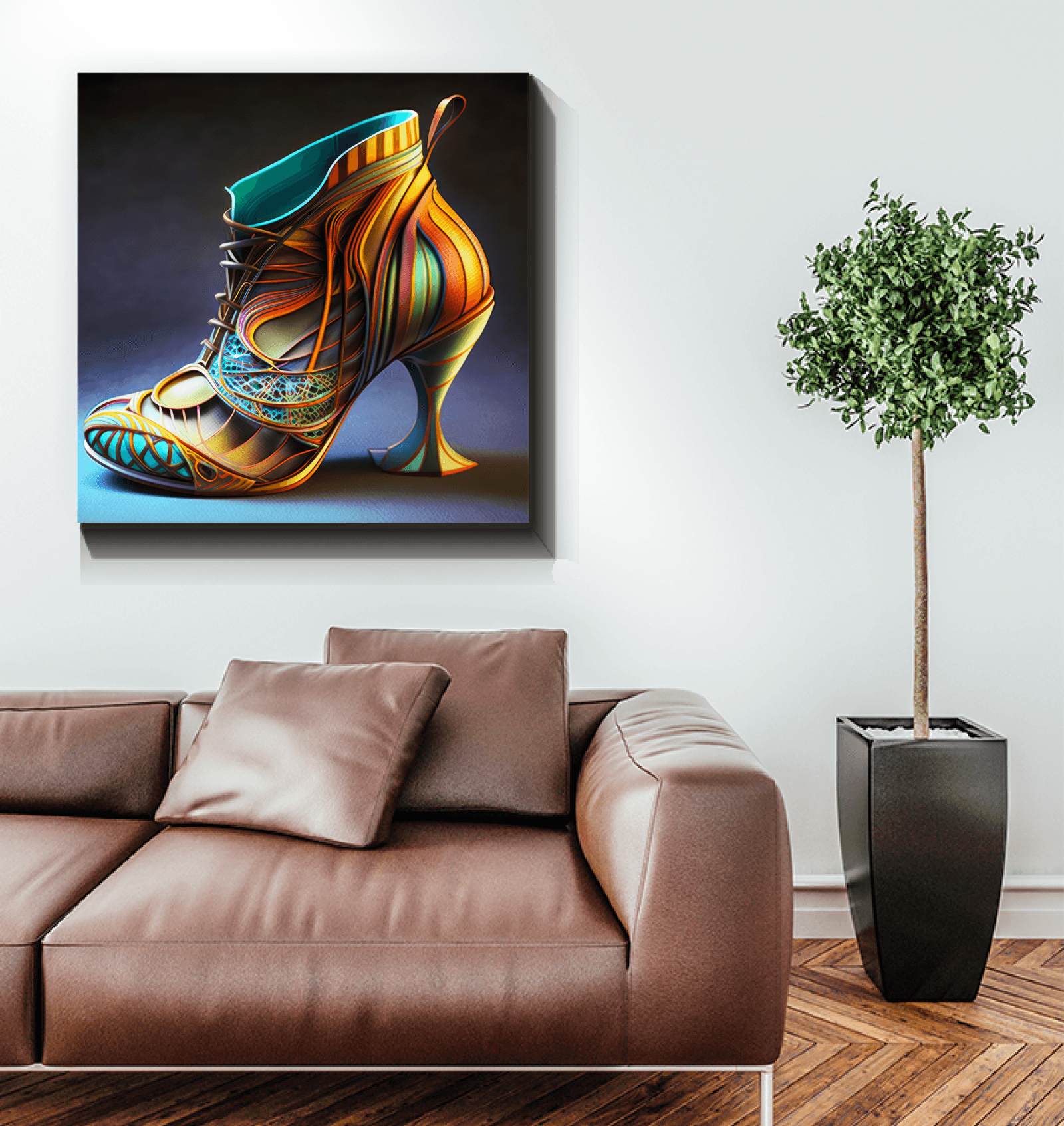 Step Forward with Futuristic Shoe Canvas - Beyond T-shirts