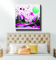 Tranquil Tundra Arctic Landscape Canvas