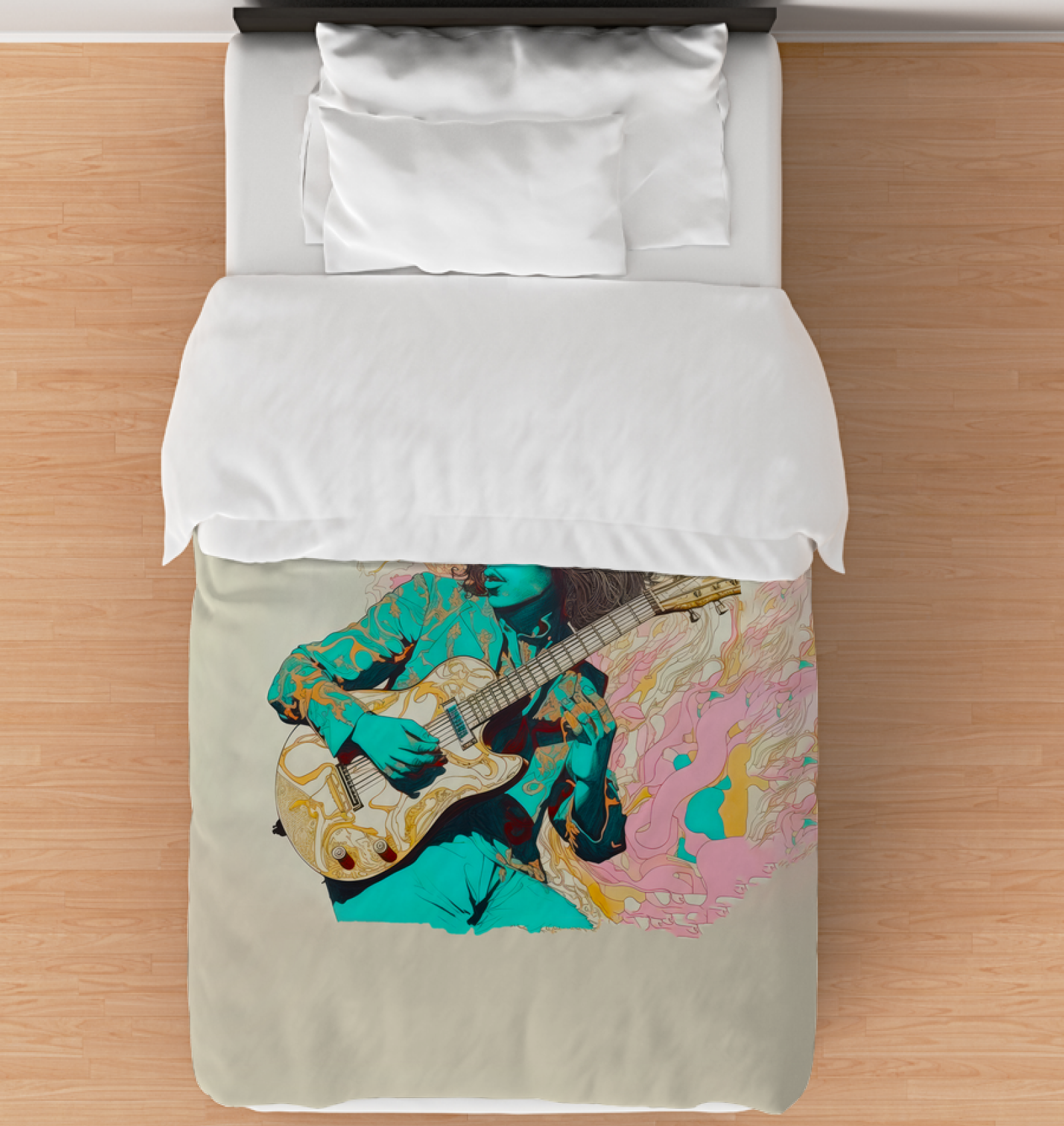 Petal Paradise Duvet Cover - Floral Print Bedding.