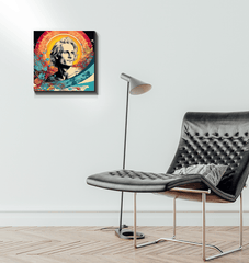 Luminous Surf Canvas Print - Beyond T-shirts