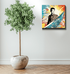 Surfing 1 38 Wrapped Canvas - Beyond T-shirts