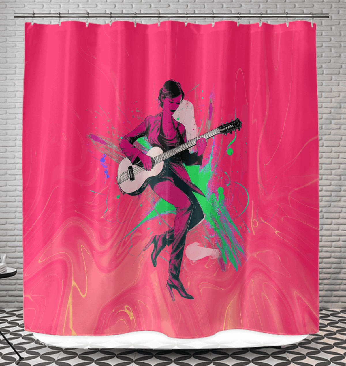 Harmonious Melodies Shower Curtain - Beyond T-shirts