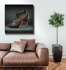 Innovative Steps - Futuristic Shoe Canvas Print - Beyond T-shirts