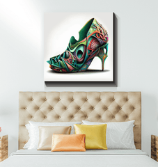 Footwear Unleashed - Futuristic Shoe Canvas - Beyond T-shirts