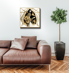 Bassline Brilliance Wrapped Canvas