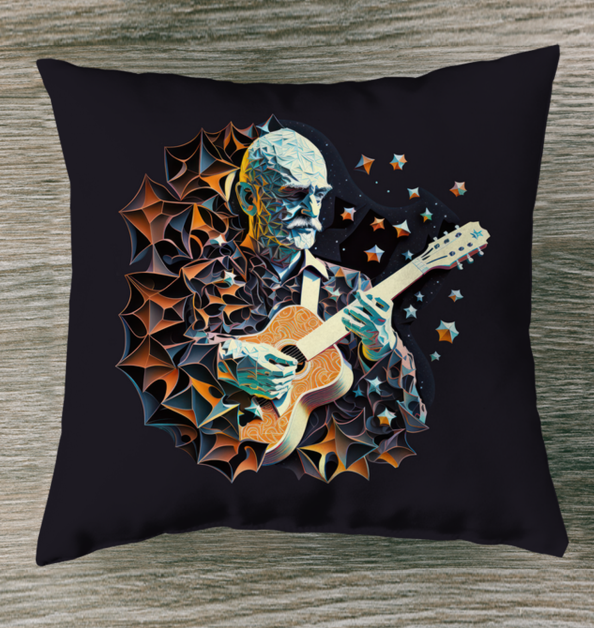 Treble Tranquility Outdoor Pillow