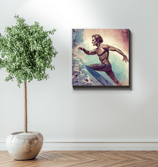 Tidal Flow Wrapped Canvas - Beyond T-shirts