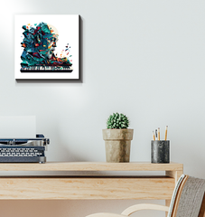 Bassline Brilliance Musical Wrapped Canvas