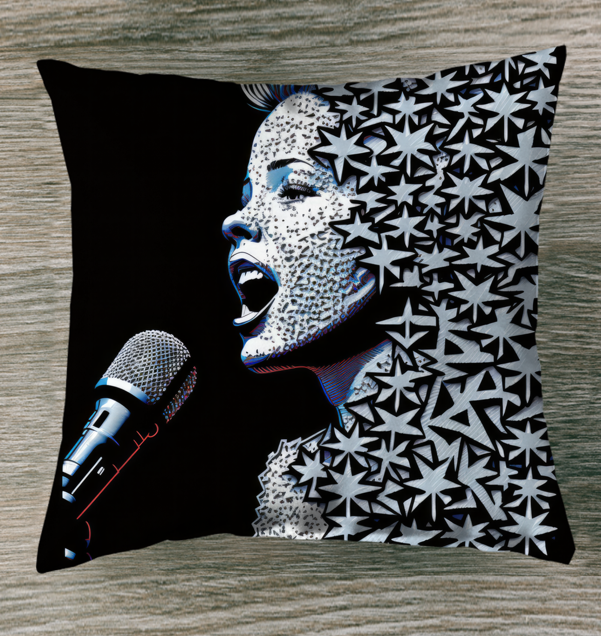 Jazz in the City Indoor Pillow