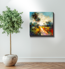 Twilight on the Lake Wrapped Canvas