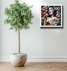 Edgy urban grunge canvas print