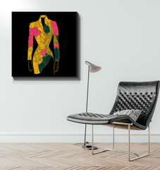 Gallery-Ready Graffiti Couture Fusion Canvas - Beyond T-shirts