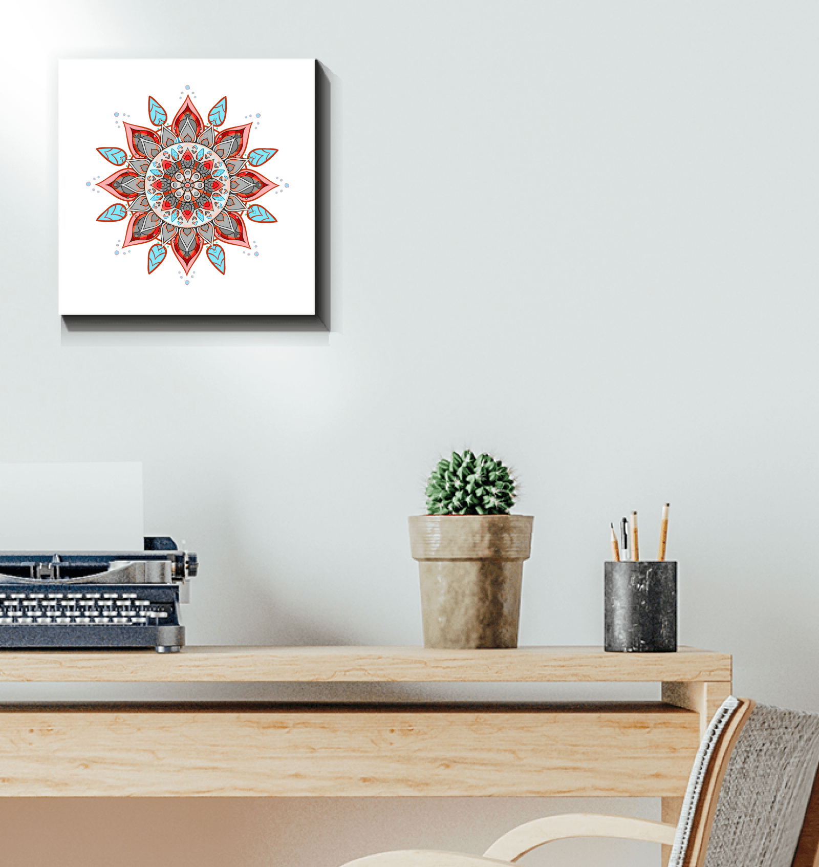 Mandala Wisdom Wooden Wall Art - Beyond T-shirts