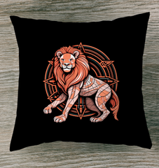 Majestic Lion King Sunset Pillow