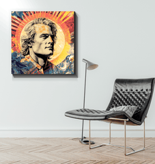 Surfing Harmony Canvas Print - Beyond T-shirts