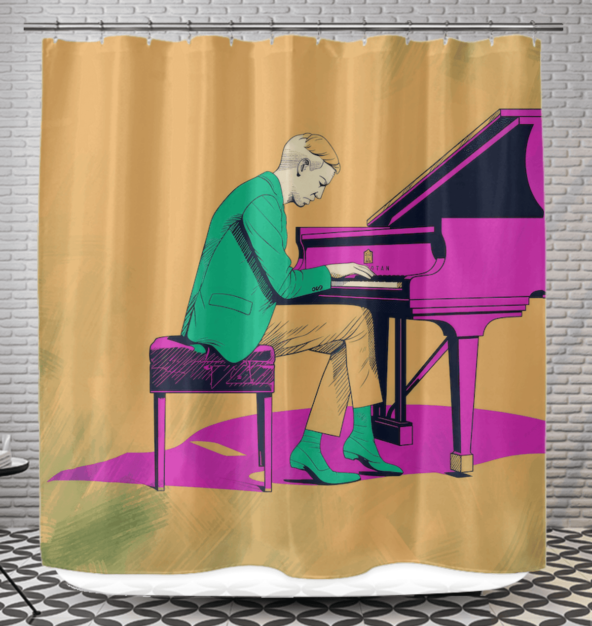 Fashionista's Retreat Shower Curtain - Beyond T-shirts