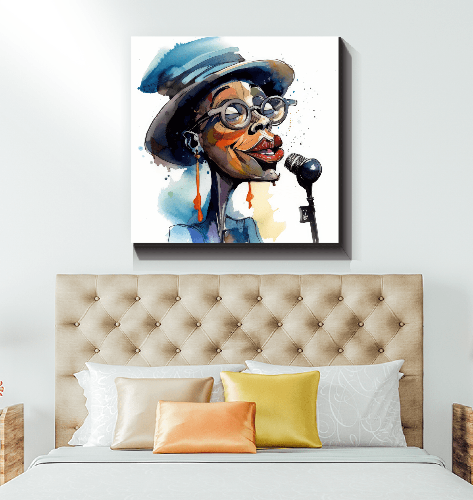 Tuneful Teases Caricature Art Canvas - Beyond T-shirts