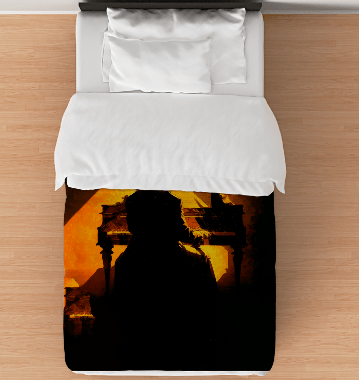 Serenade in Sleep Comforter: Music-Inspired Luxury - Beyond T-shirts