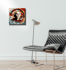 Surfing Euphony Canvas Print - Beyond T-shirts