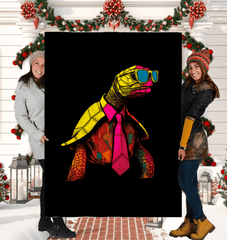 Turtle Seaside Dreams Sherpa Blanket - Beyond T-shirts