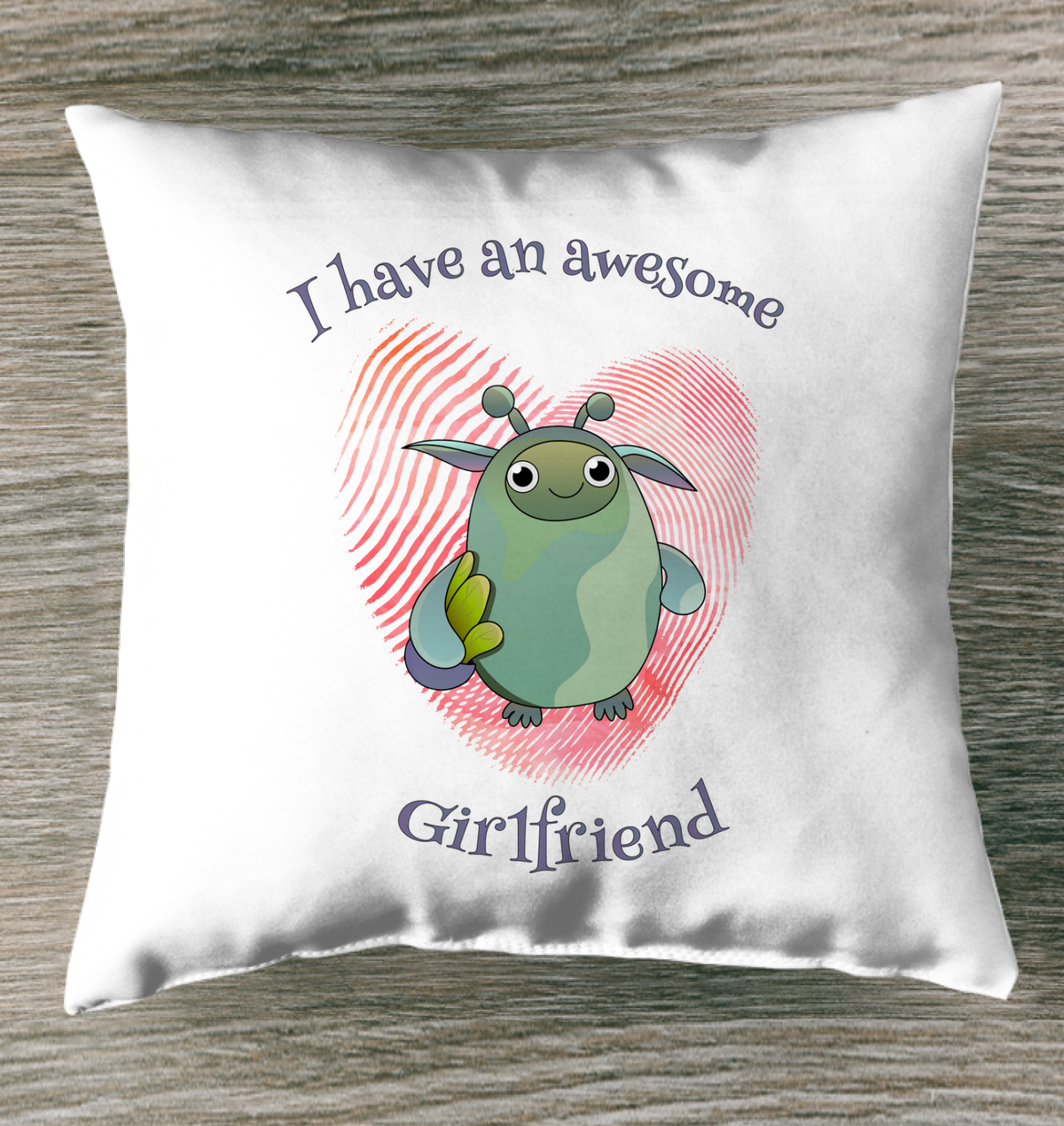 I Have An Awesome Girlfriend Indoor Pillow