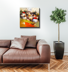 Wildflower Meadow Wrapped Canvas