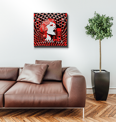 Melodic Mural Wrapped Canvas