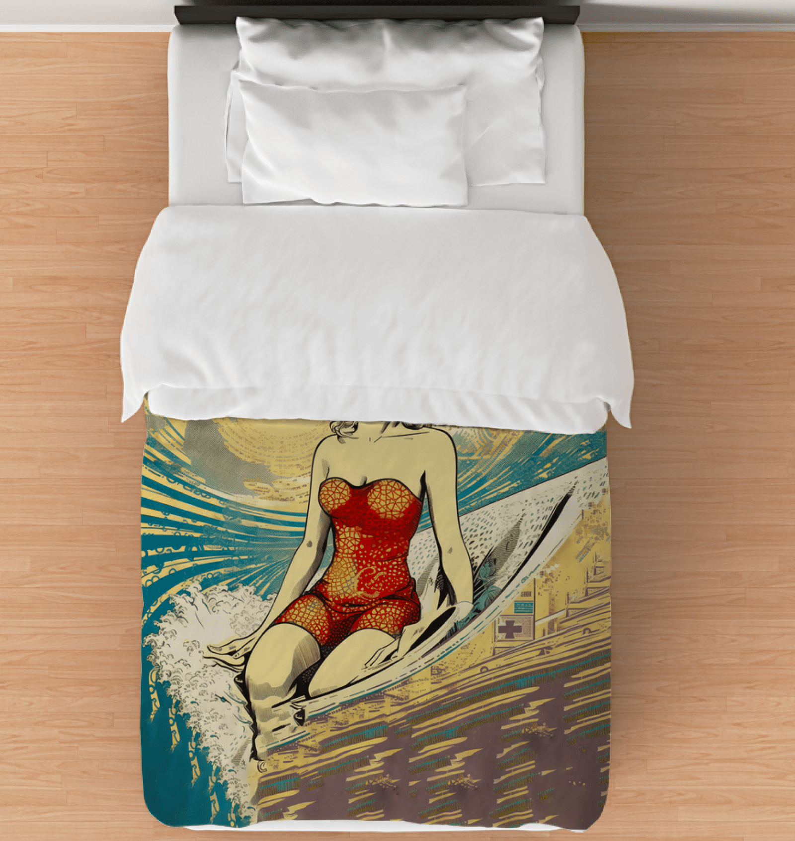 Seaside Tranquility Comforter Cover - Beyond T-shirts