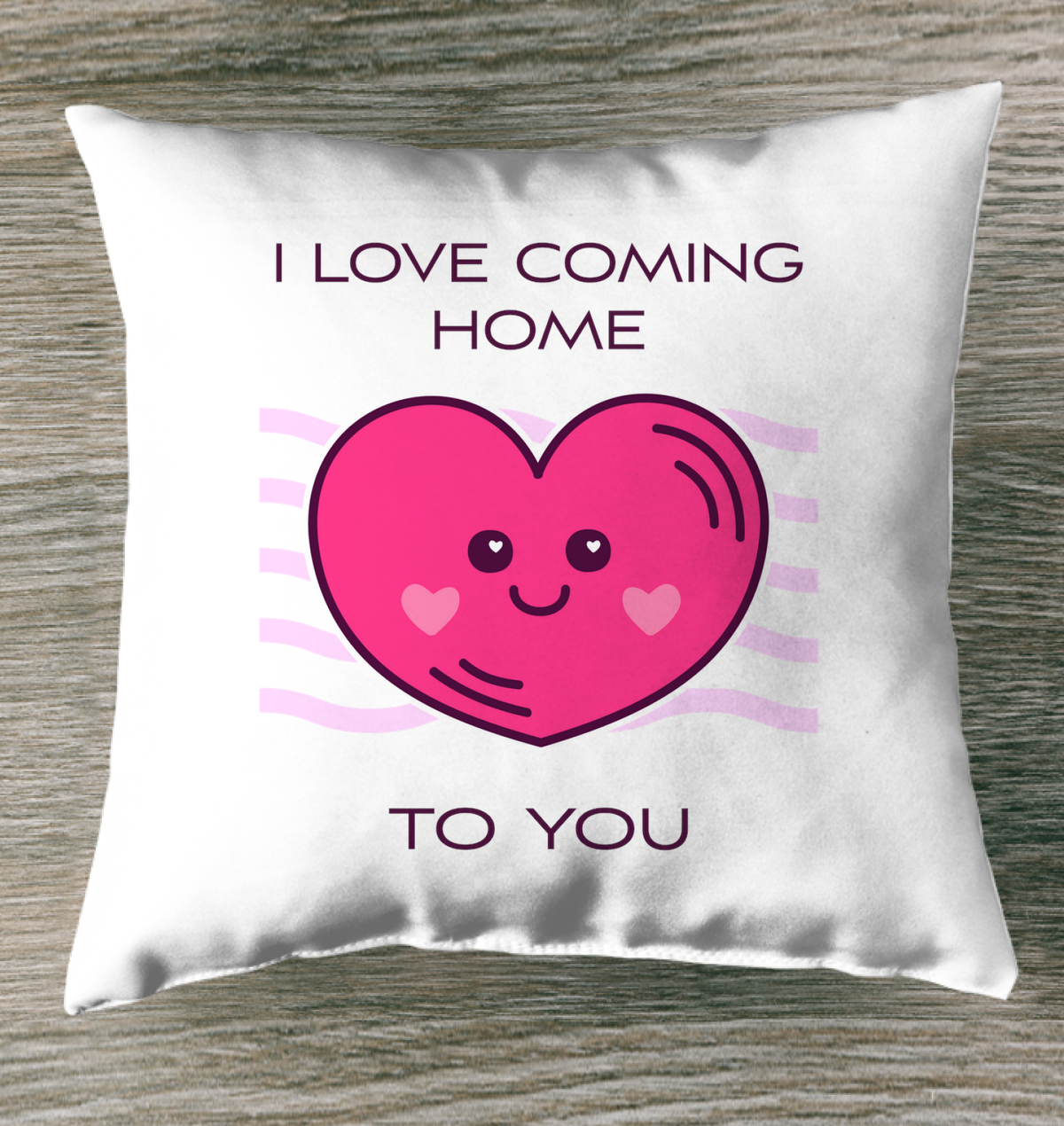 Coming Home About You Outdoor Pillow