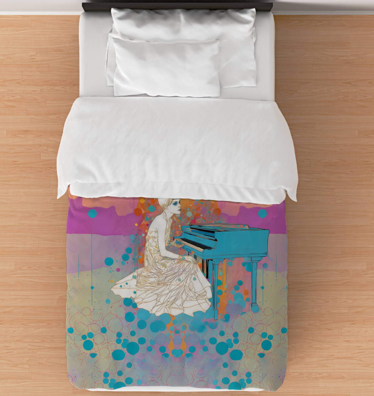 Luxurious Duvet Cover - Floral Design