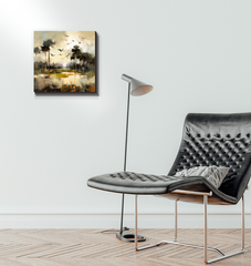 Coastal Serenade Landscape Wrapped Canvas