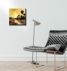 Mountain Bliss Wrapped Canvas
