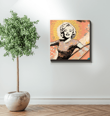Surfing 5 01 Wrapped Canvas with a beach vibe