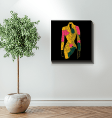 Gallery-Ready Graffiti Couture Fusion Canvas - Beyond T-shirts