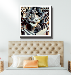 Symphony of Colors Wrapped Canvas
