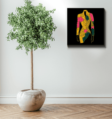 Gallery-Ready Graffiti Couture Fusion Canvas - Beyond T-shirts