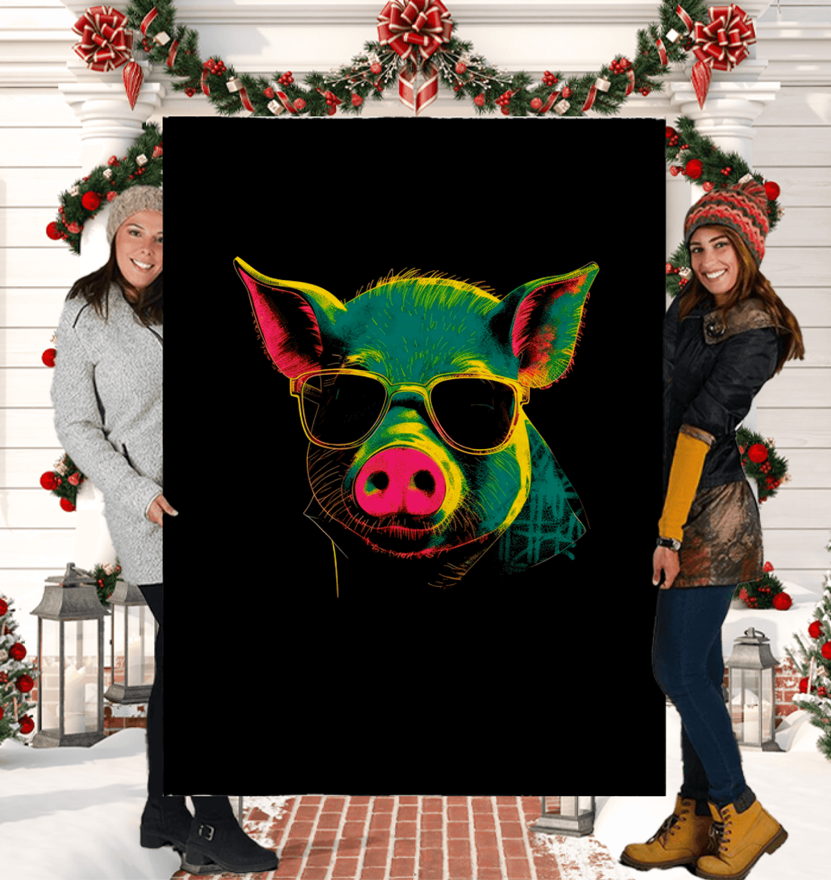 Pink Piglet Dreams Sherpa Blanket - Beyond T-shirts