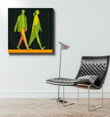 Elegance in Graffiti Art Canvas - Beyond T-shirts