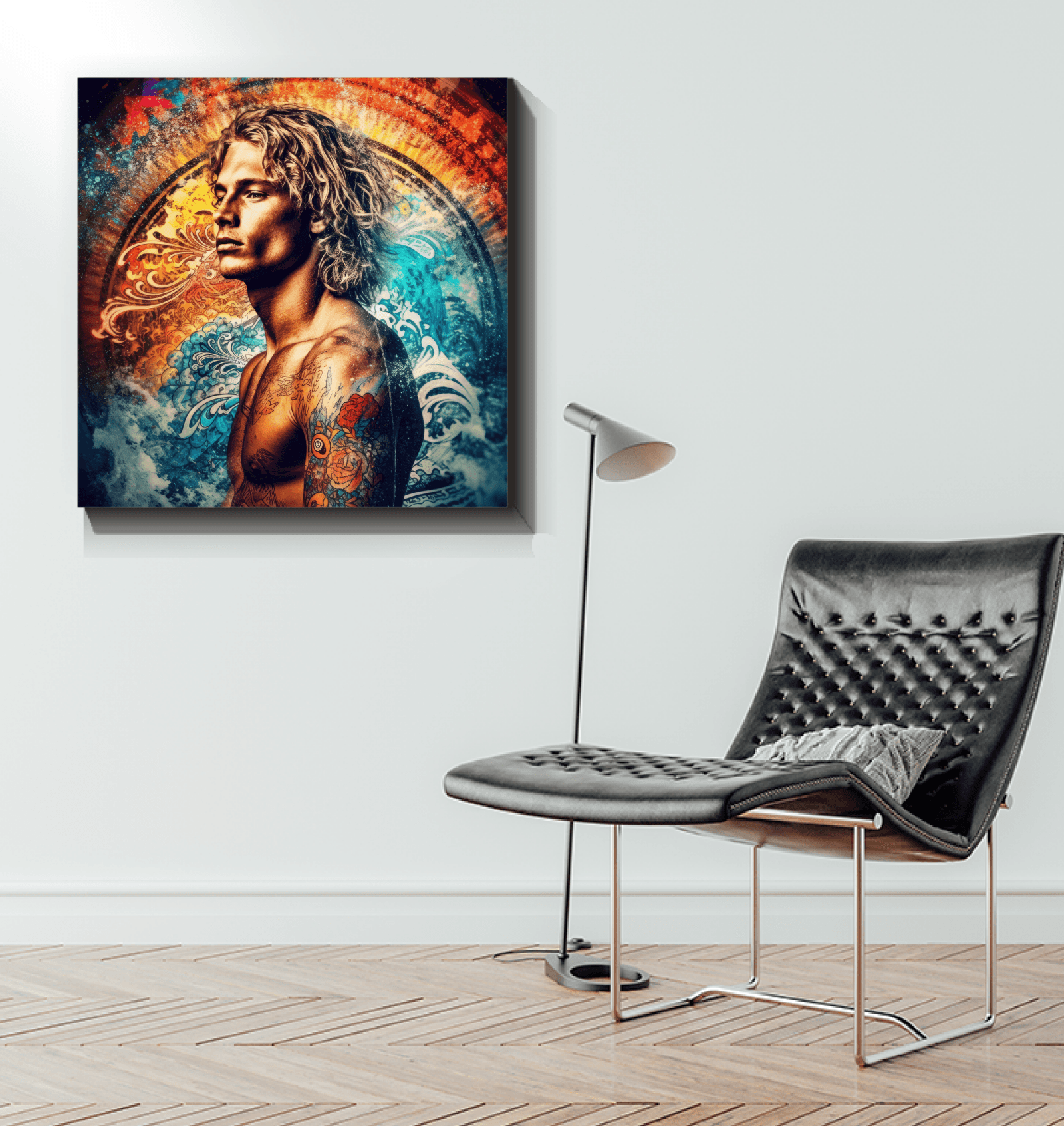 Surfing Dreamscapes Canvas Art Print - Beyond T-shirts