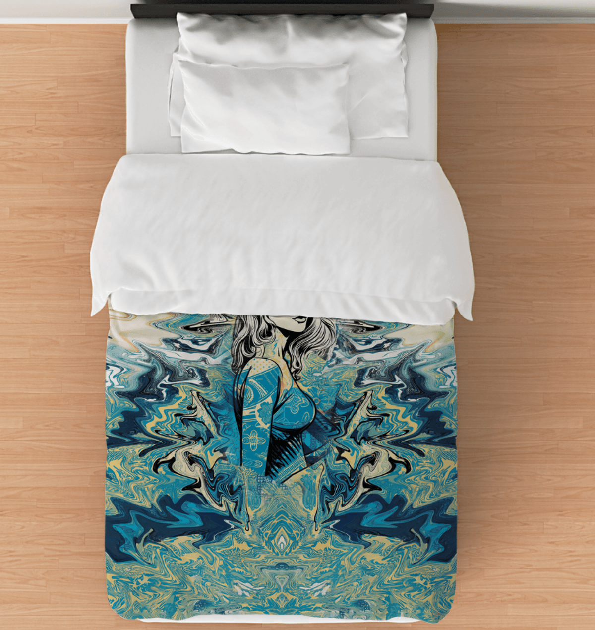 Surfer's Paradise Duvet Cover - Beyond T-shirts