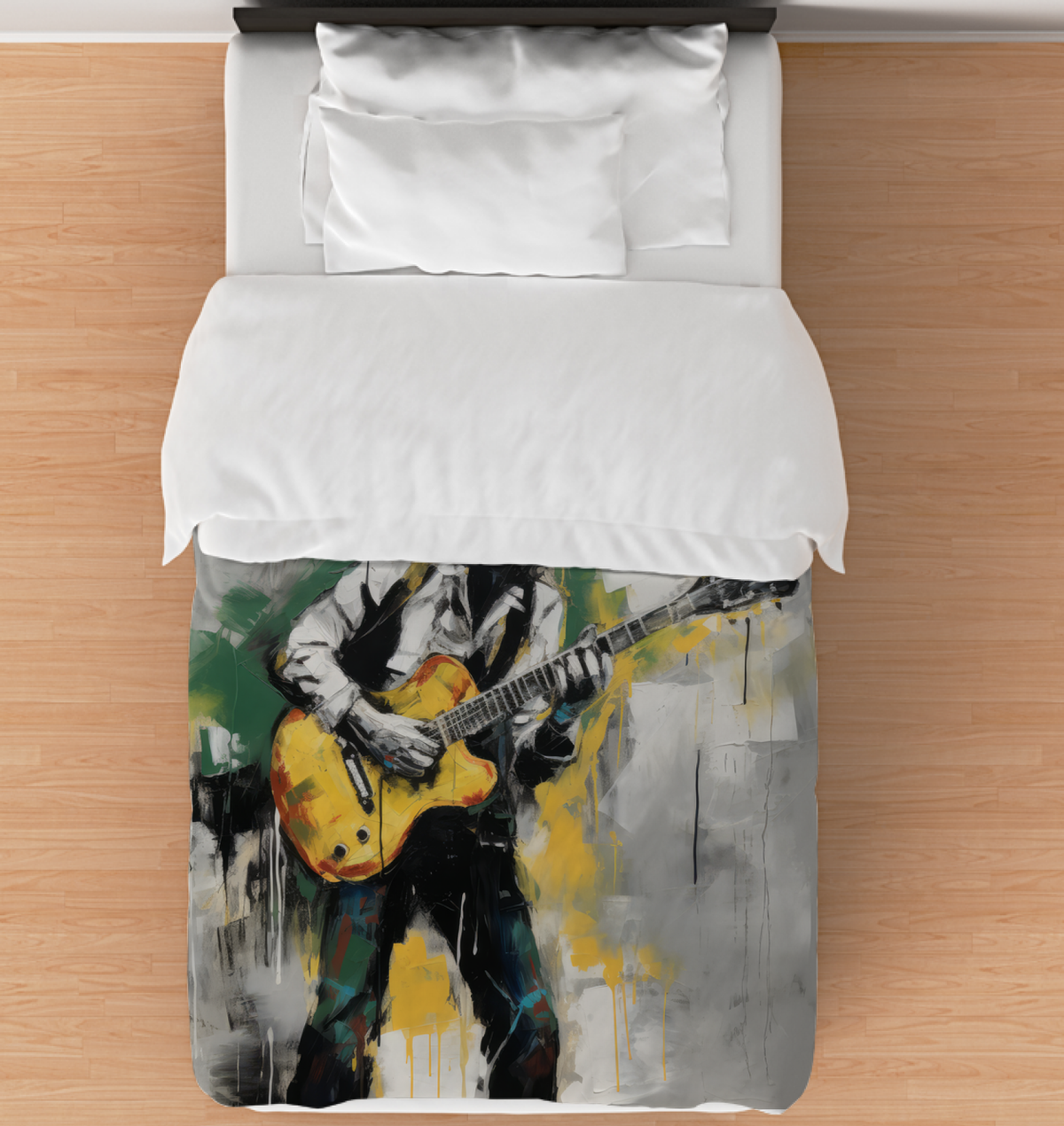 Abstract Waterfall Comforter