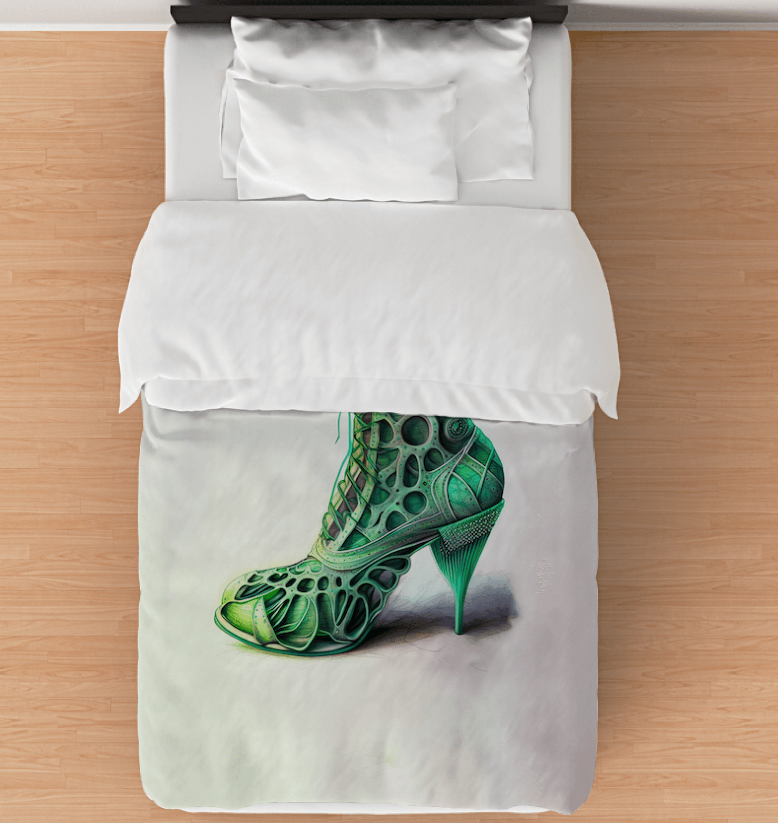 Sleek Sneaker Bedding Haven - Beyond T-shirts