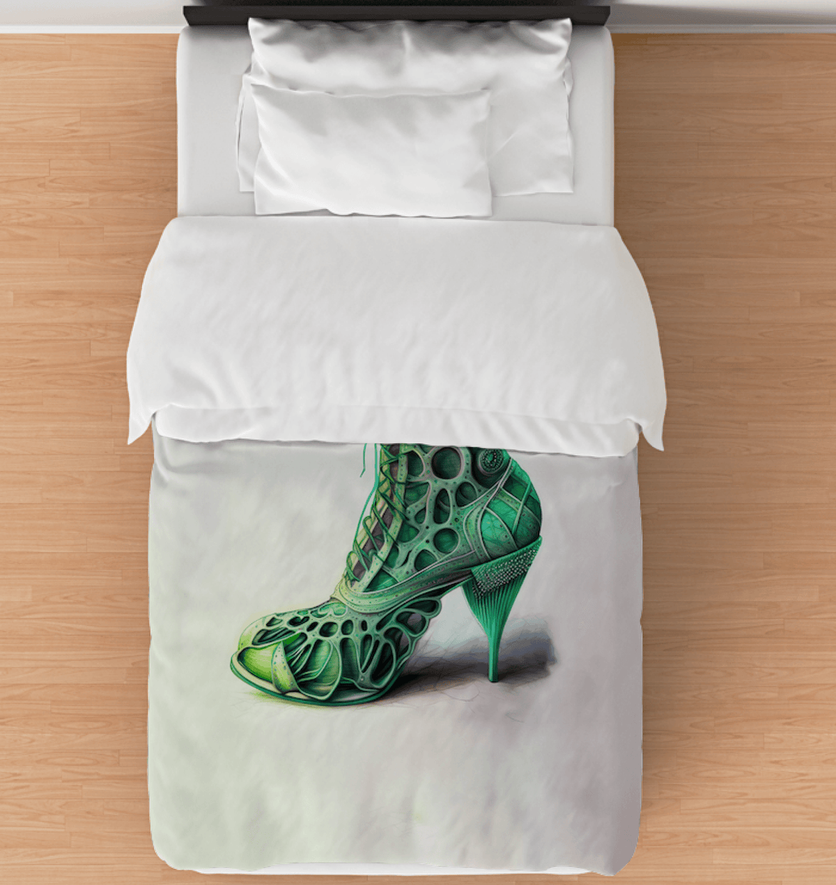 Sleek Sneaker Bedding Haven - Beyond T-shirts