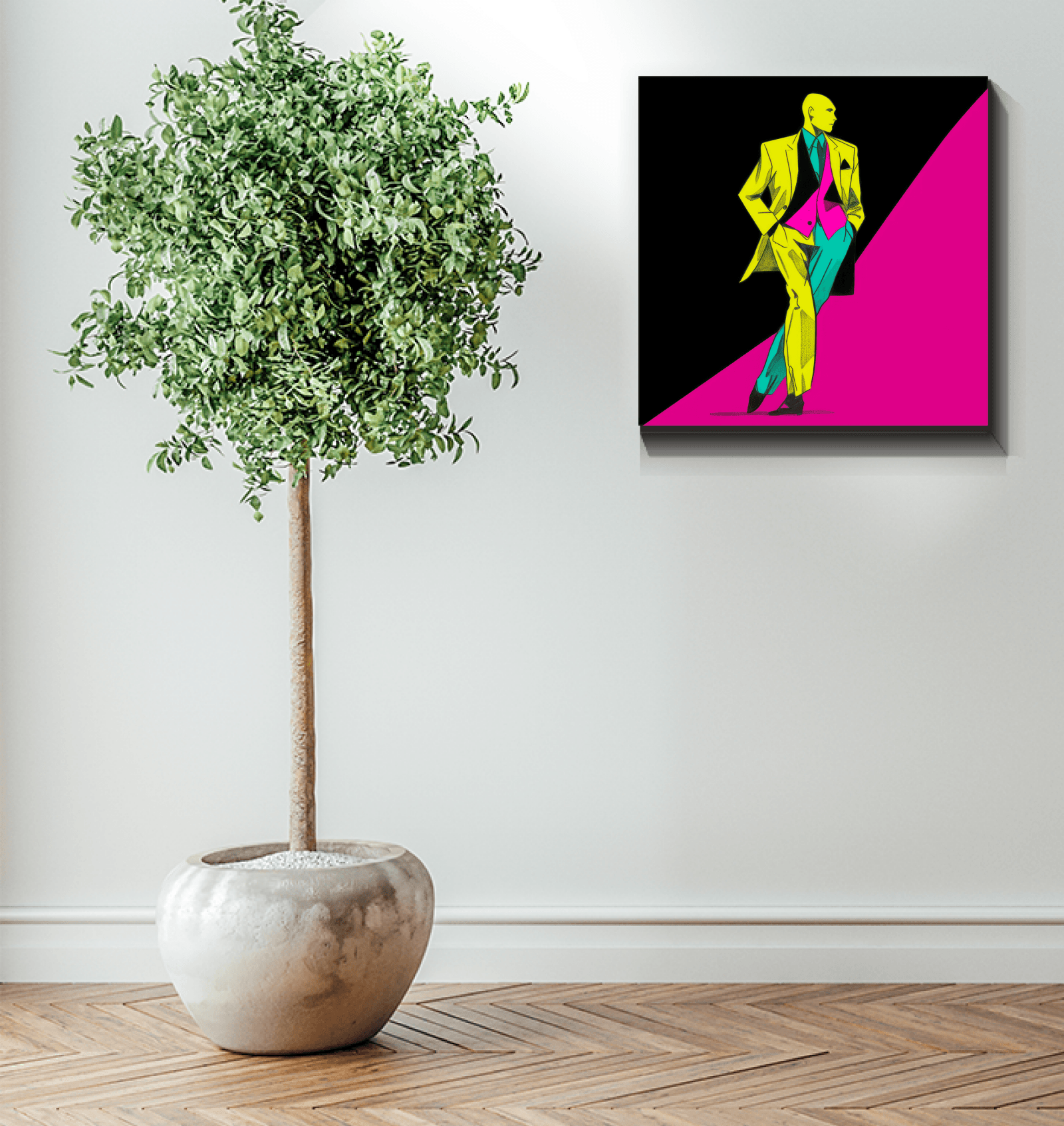 Modern Abstract Fashion Canvas - Beyond T-shirts