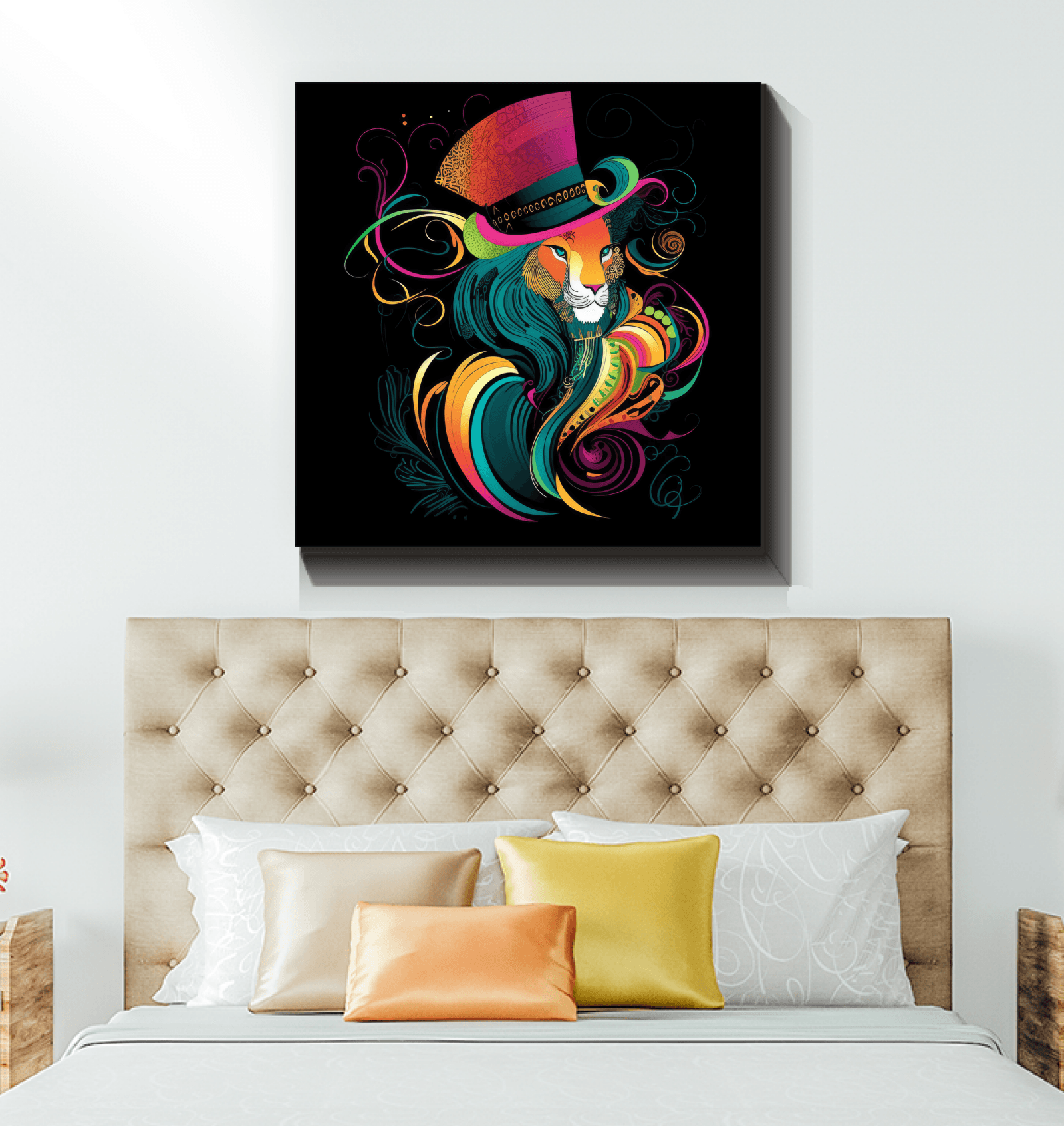 Courageous Monarch Canvas Artwork - Beyond T-shirts