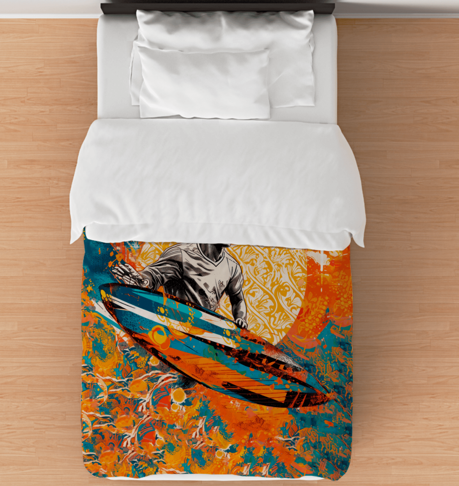 Surf Sunrise Comforter Set - Beyond T-shirts