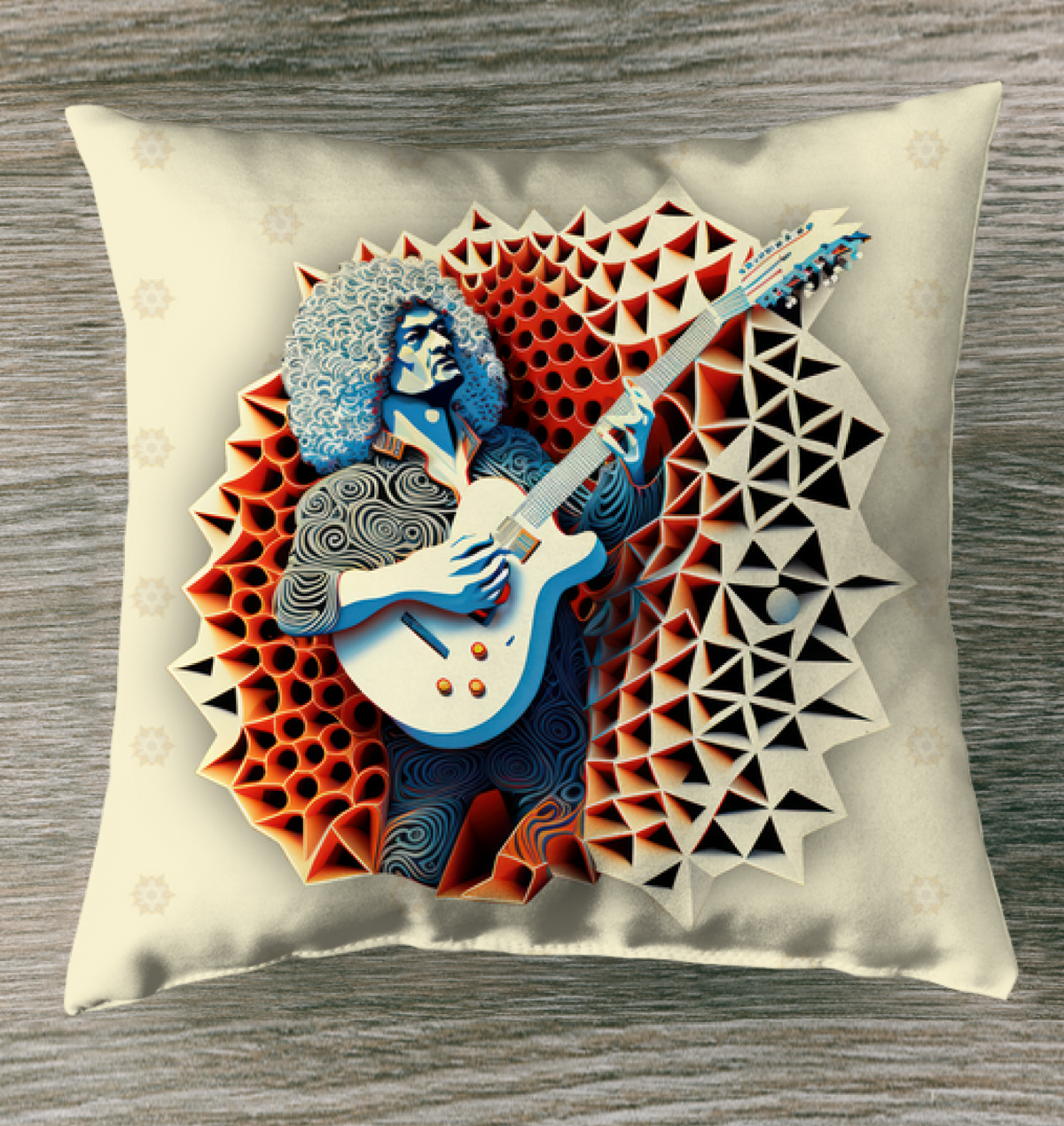 Rhythmic Repose Indoor Pillow